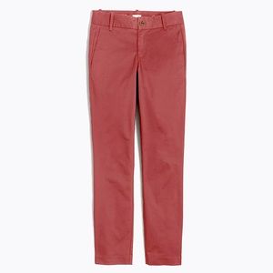 J. Crew Women’s Frankie Chino Pant - Red Clay